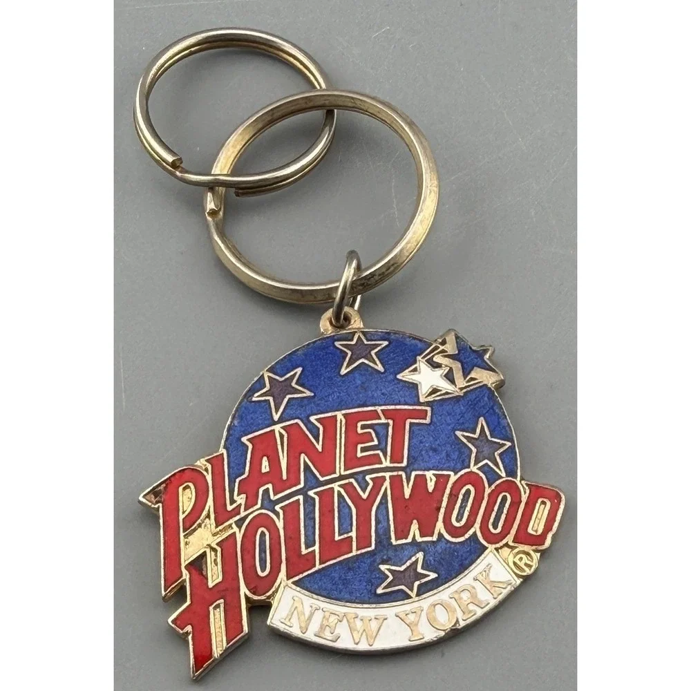 Vintage Keychain Planet Hollywood New York 2